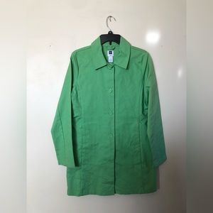 Green spring jacket from Gap
